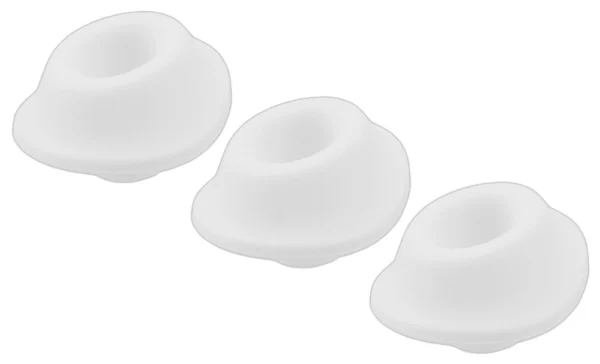 Womanizer W-Heads S keičiami silikoniniai antgaliai, 3 vnt., balti