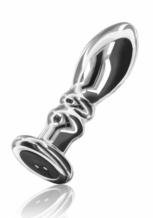 ToyJoy The Slider vibruojantis analinis kaištis iš nerūdijančio plieno, M dydis, 7 režimai