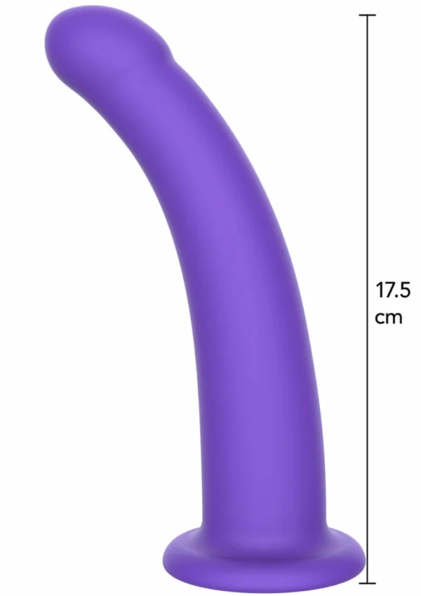 ToyJoy Get Real silikoninis dildo su siurbtuku, tinka diržų sistemoms, L dydis