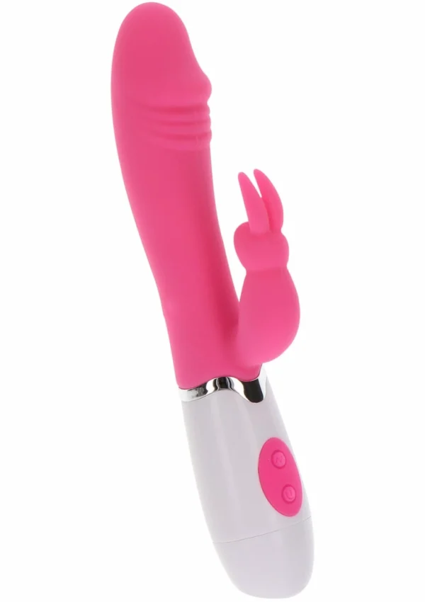 ToyJoy Funky Rabbit rabbit tipo vibratorius, 4 vibracijos režimai, silikoninis