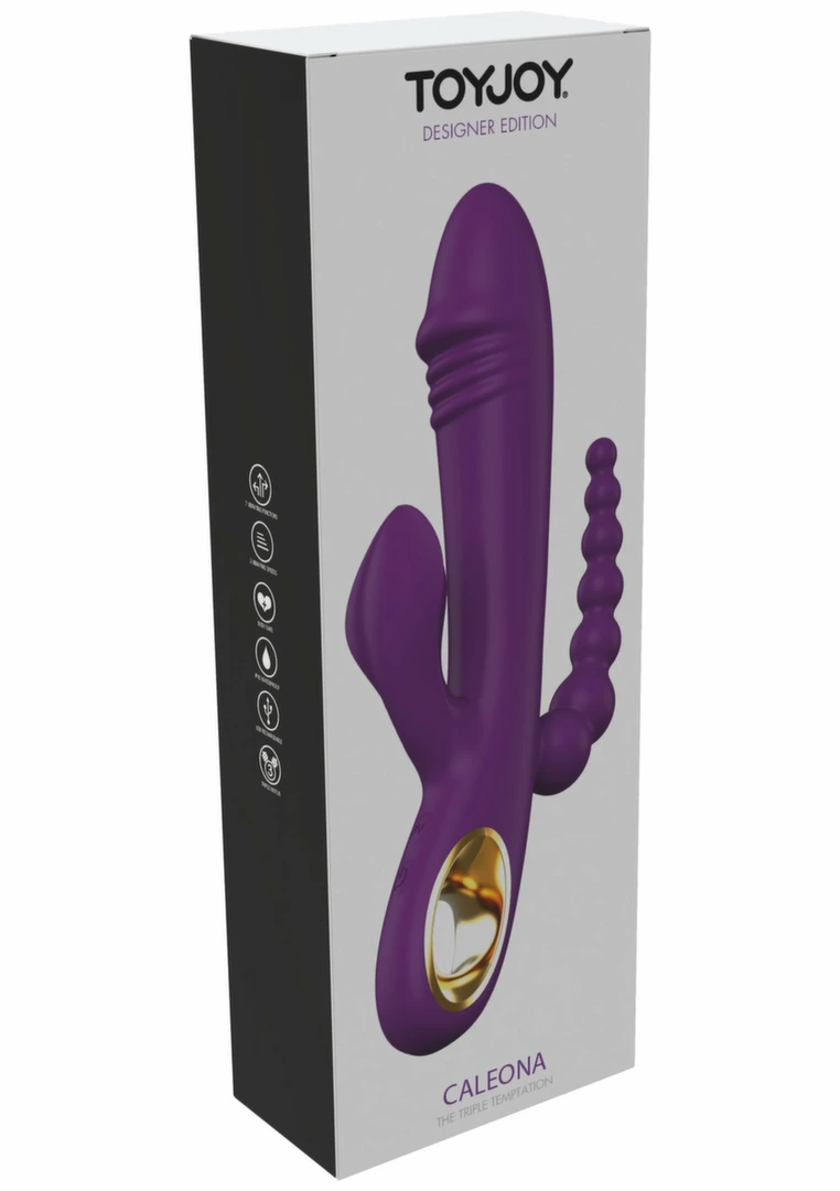 ToyJoy Caleona Triple Temptation vibratorius su trimis varikliais ir 10 režimų