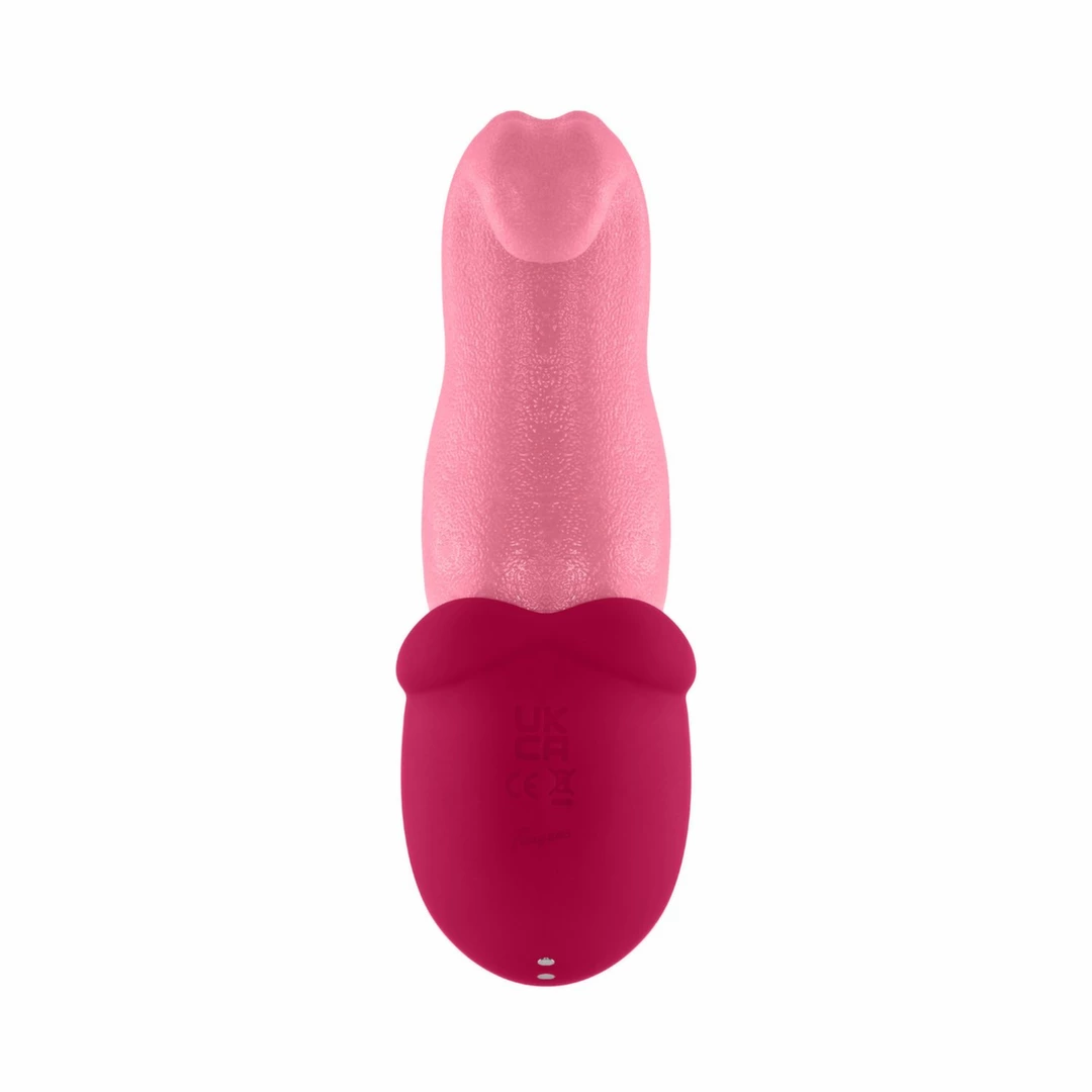 Teazers Double Tongue dvigubo veikimo vibratorius iš silikono, rožinis