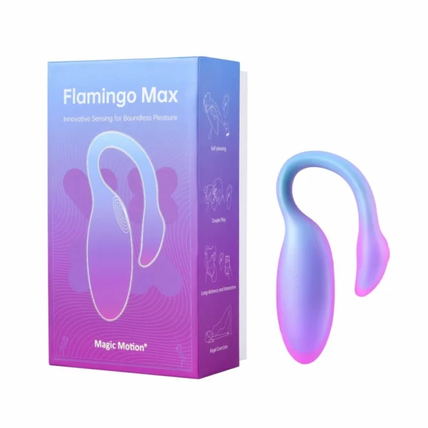 Magic Motion Magic Flamingo Max vibruojantis kiaušinėlis, valdomas programėle, mėlynas