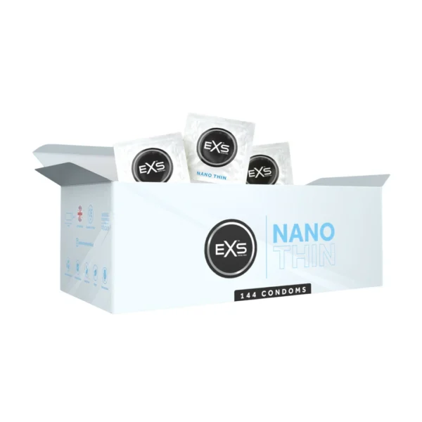 EXS Nano Thin prezervatyvai, 144 vnt.
