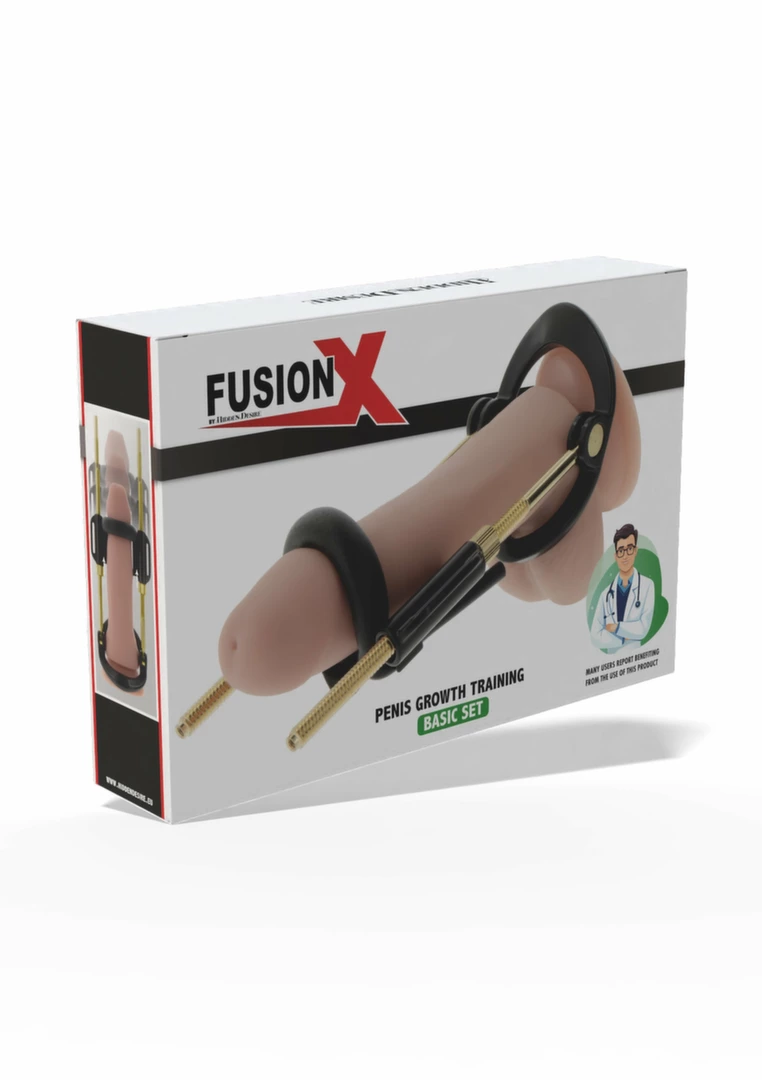 Hidden Desire Fusion X Basic Set reguliuojama penio sistema su silikoniniu vamzdeliu