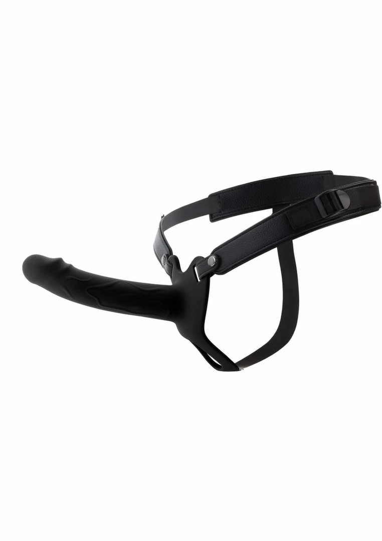 Hidden Desire Inferno tuščiaviduris silikoninis strap-on su diržais, 18 cm, kūno spalvos
