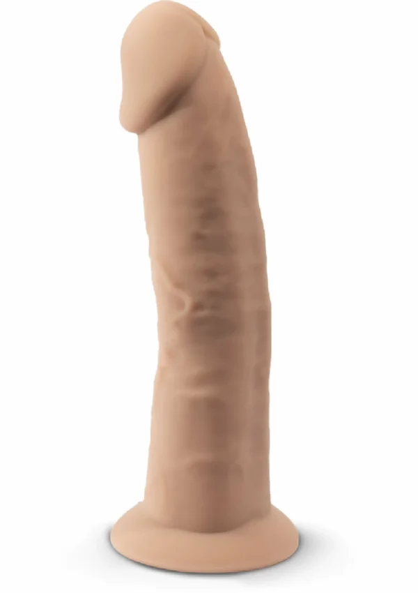 Silex-D Model 6 dildo iš silikono, reaguojantis į temperatūrą, kūno spalvos