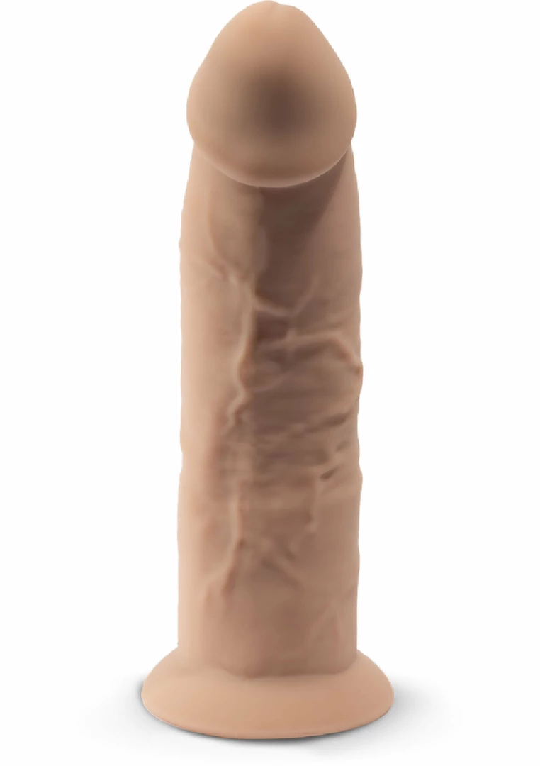Silex-D Model 6 dildo iš silikono, reaguojantis į temperatūrą, kūno spalvos