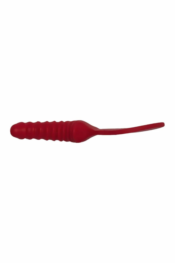 Fun Factory Buck Dich plakimo mentelė iš silikono, raudona, 31,5 cm