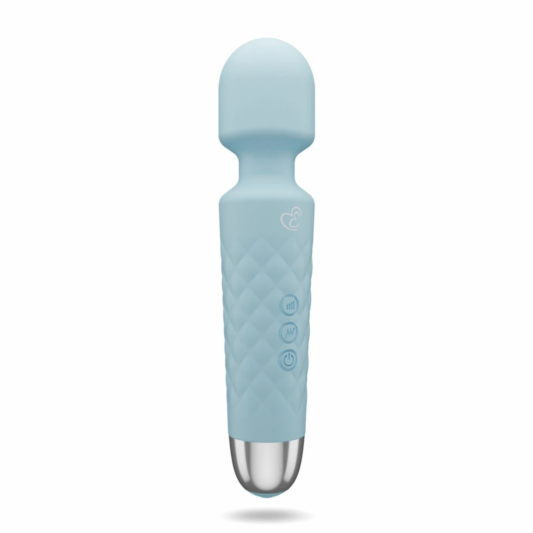 EasyToys Wand Collection kompaktiškas vibruojantis masažuoklis, mėlynas