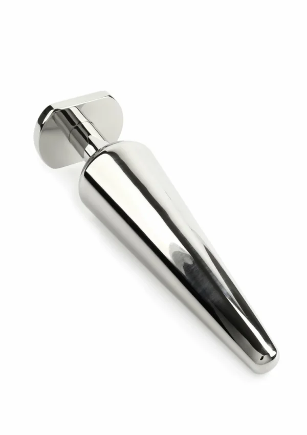 Mr. Steel sunkus nerūdijančio plieno analinis kaištis, didelis, sidabrinis