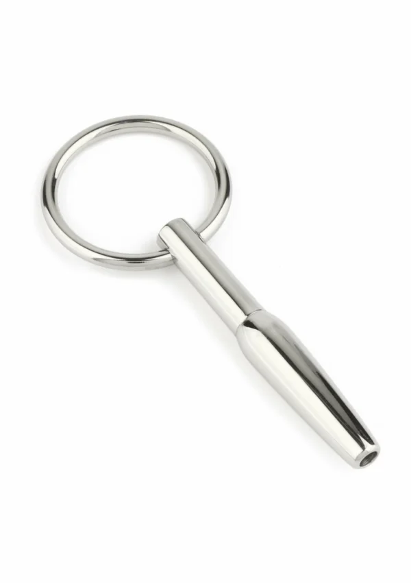 Mr. Steel plieninis šlaplės kaištis su atviru kanalu, 8 mm