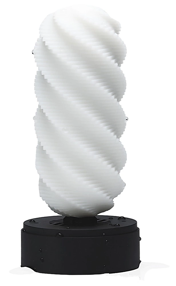 Tenga 3Dx SPIRAL masturbatorius su spiraline 3D tekstūra, daugkartinis