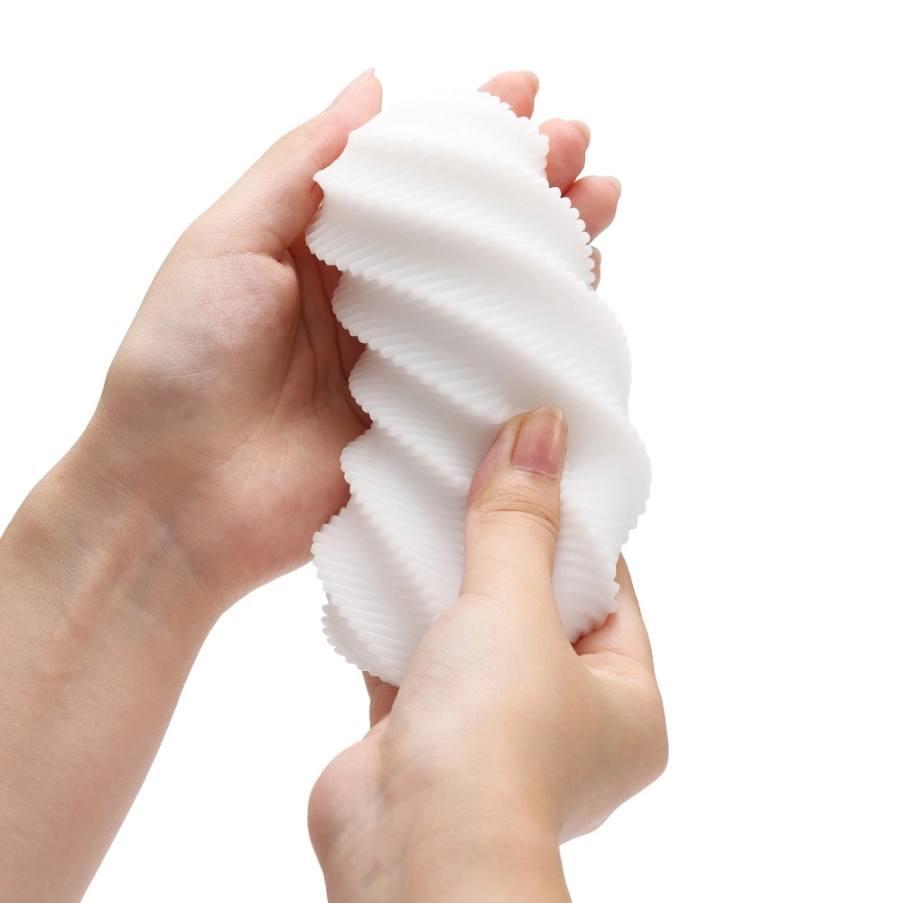 Tenga 3Dx SPIRAL masturbatorius su spiraline 3D tekstūra, daugkartinis