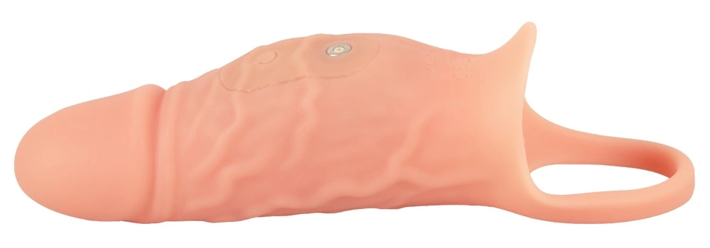 Realistixxx RealSleeve Close vibruojantis penio antgalis, 18 cm