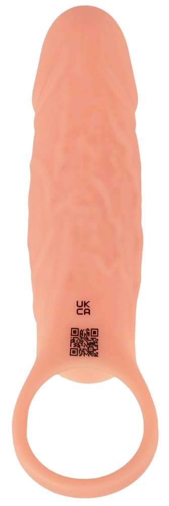 Realistixxx RealSleeve Close vibruojantis penio antgalis, 18 cm