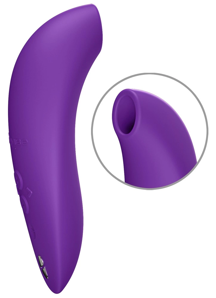 We-Vibe Melt 2 klitorio stimuliatorius su oro bangų stimuliacija, violetinis