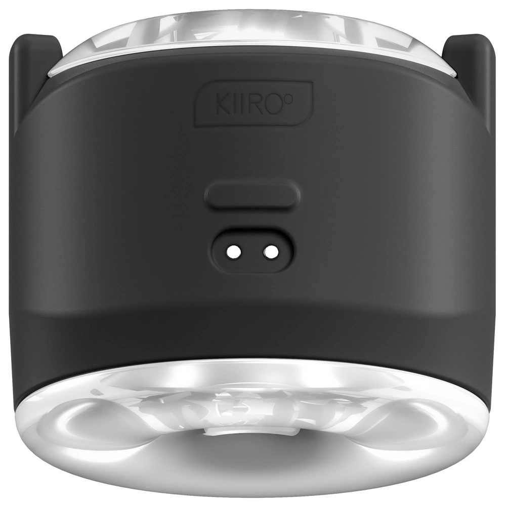 Kiiroo Power Shot interaktyvus masturbatorius su 2 varikliais, juodas