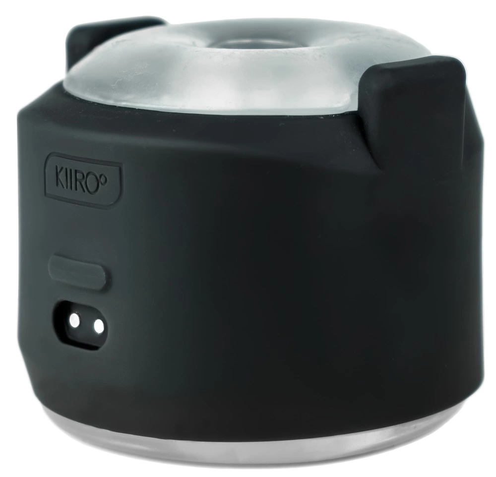 Kiiroo Power Shot interaktyvus masturbatorius su 2 varikliais, juodas