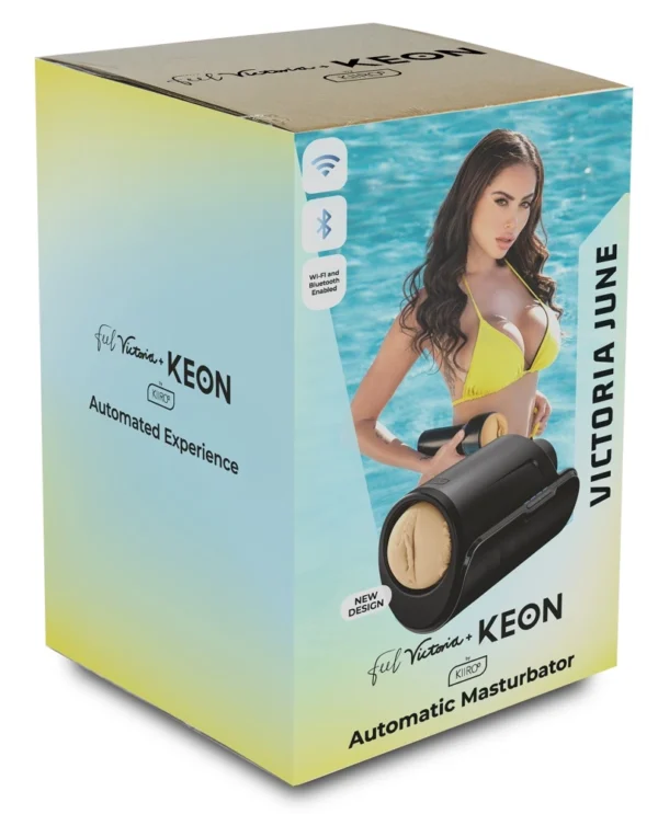 Kiiroo Feel Victoria Keon WiFi Combo interaktyvus rinkinys, juodas