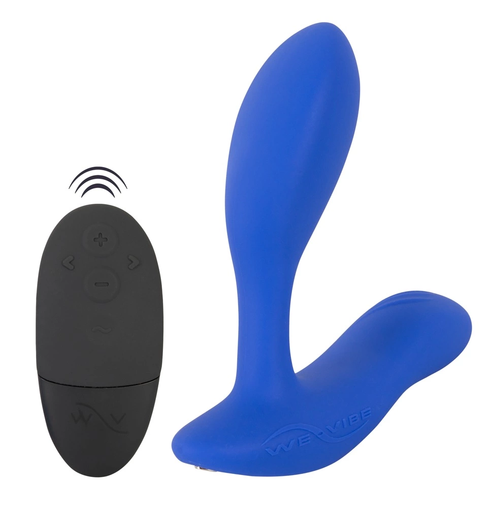 We-Vibe Vector+ analinis vibratorius su dviem varikliais, valdomas programėle, Royal Blue