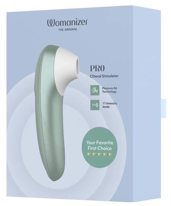 Womanizer Pro klitorio stimuliatorius su oro bangų technologija, Sage
