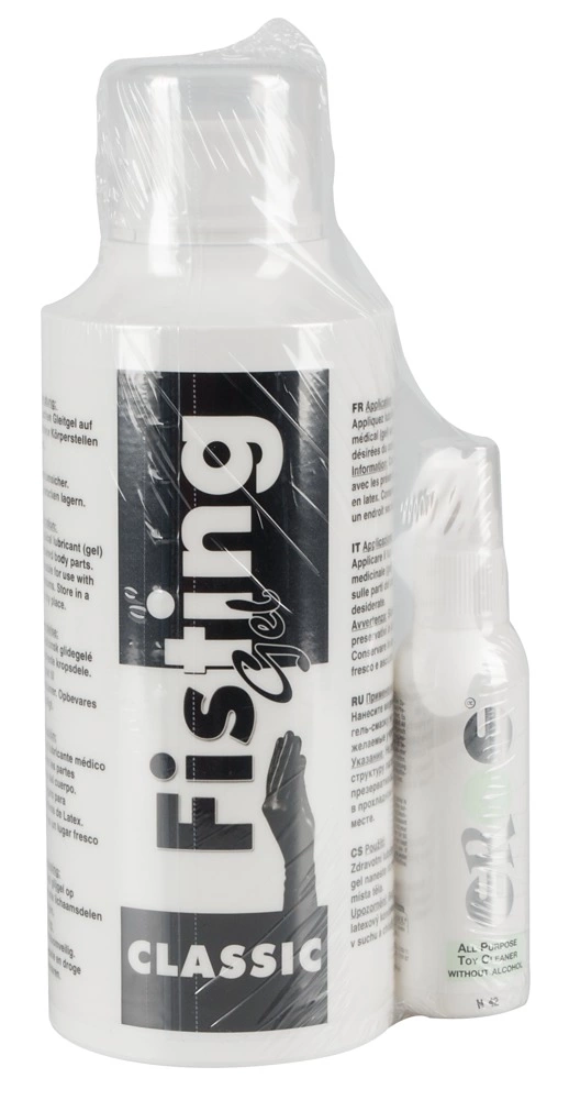 Lubrikantas vandens pagrindu fistingui, 500 ml, su žaislų valikliu