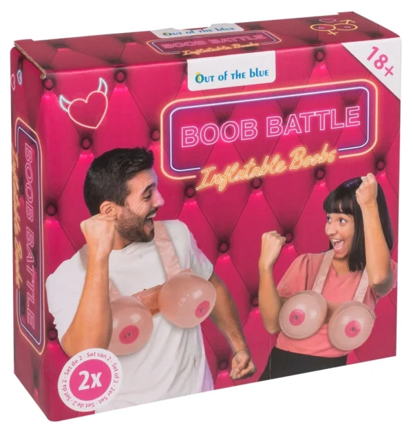 You2Toys pripučiamų krūtinės formų žaidimas vakarėliams, 2 žaidėjams