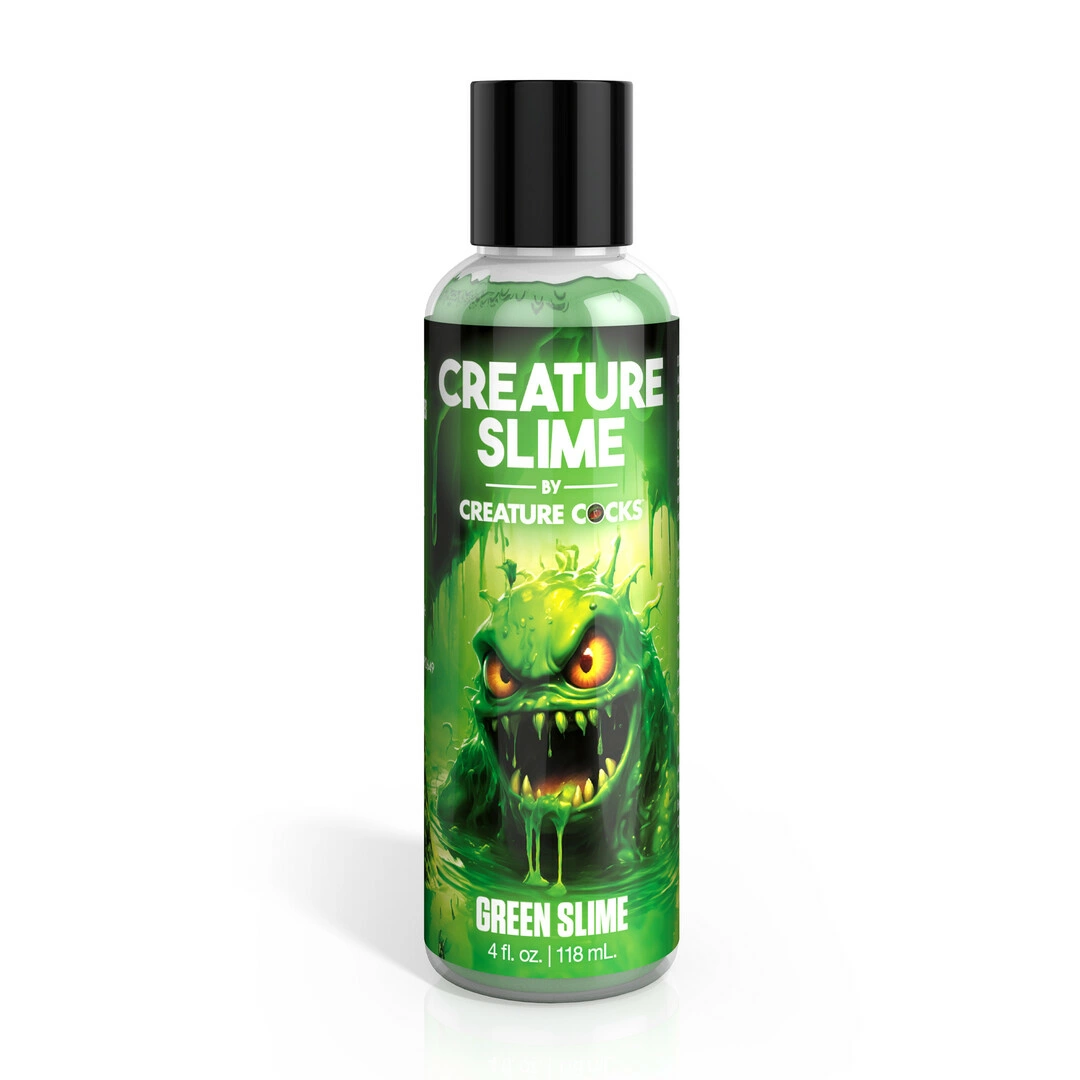 XR Brands Creature Slime lubrikantas vandens pagrindu, žalias, bekvapis, 118 ml