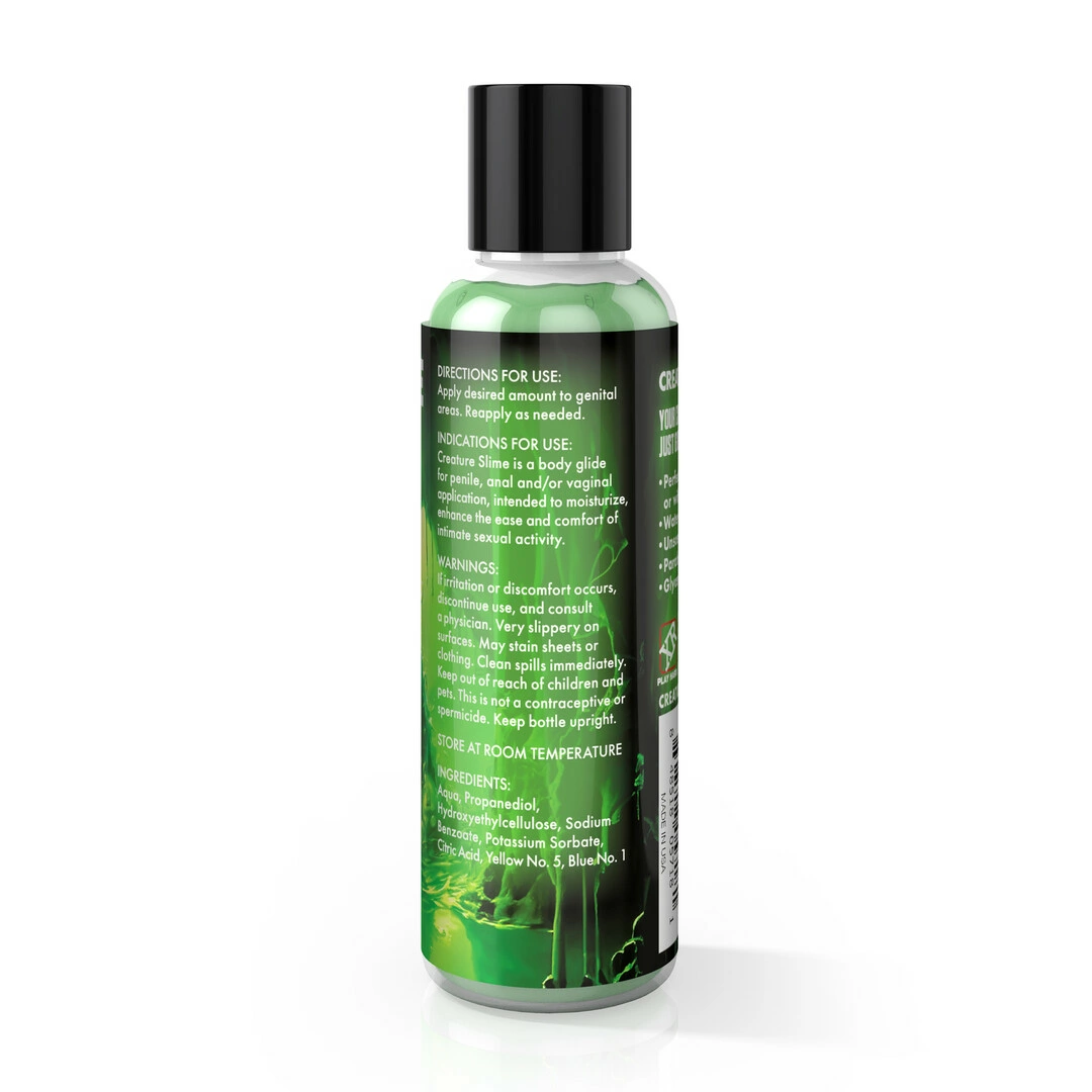 XR Brands Creature Slime lubrikantas vandens pagrindu, žalias, bekvapis, 118 ml