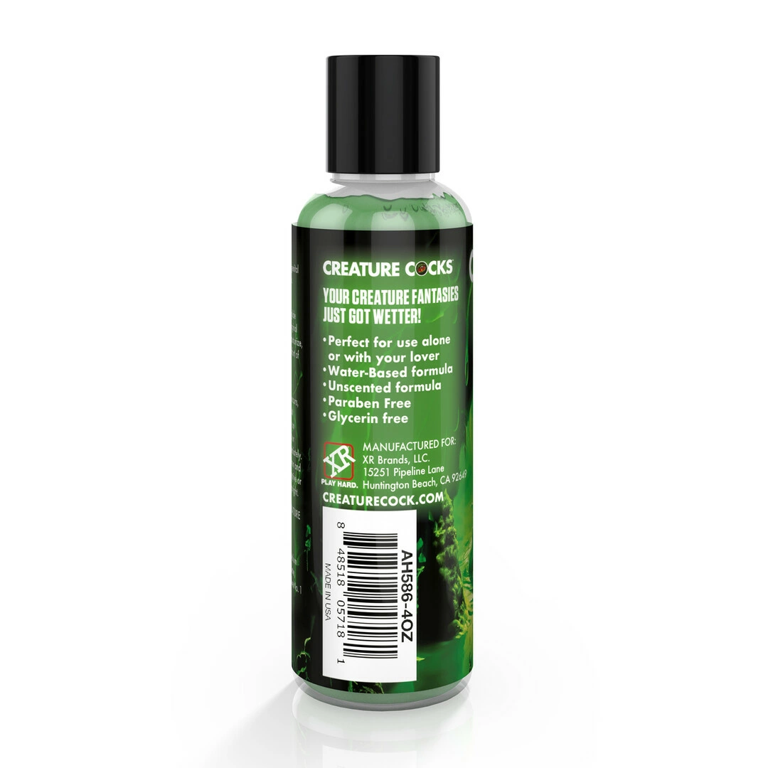 XR Brands Creature Slime lubrikantas vandens pagrindu, žalias, bekvapis, 118 ml