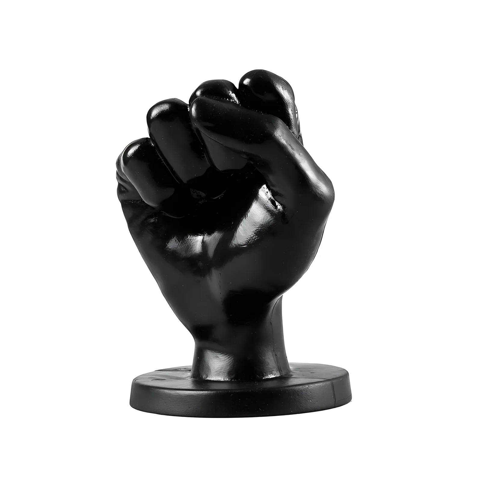 All Black 45 kumščio formos analinis kaištis, juodas, 14 cm