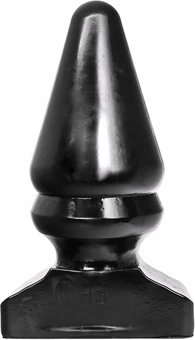 All Black AB13 didelis analinis kaištis su grioveliais, juodas, 28,5 cm