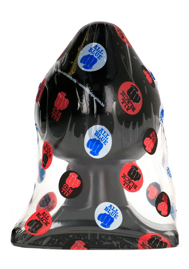 All Black 19 analinis kaištis su grioveliais, juodas, 19 cm