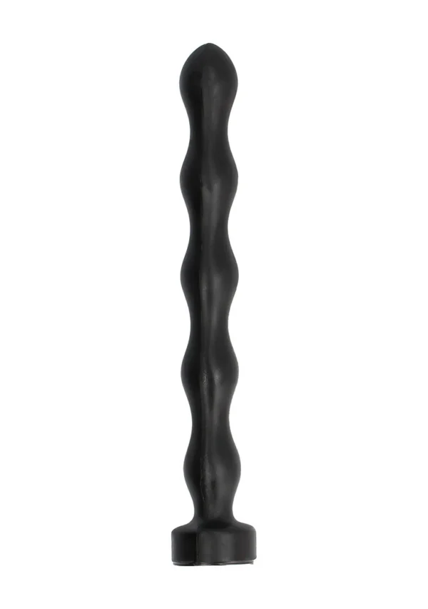 All Black lankstus analinis kaištis su 5 rutulio formos segmentais, 32 cm, juodas