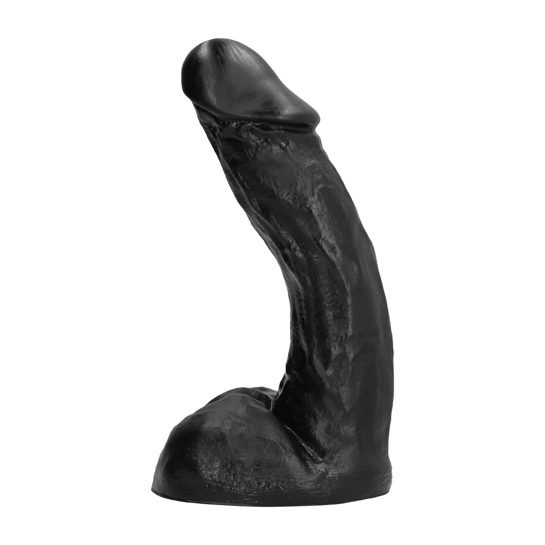 All Black 6604 analinis kaištis iš PVC, 23 cm, juodas
