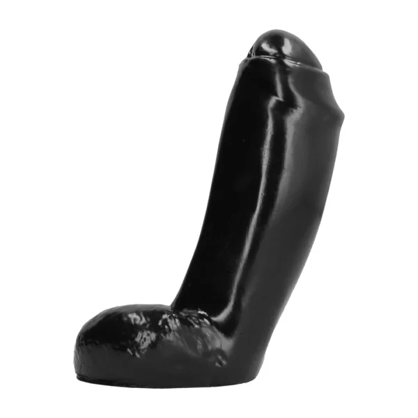 All Black 5592 dildo su gyslelėmis iš PVC, 18 cm, juodas