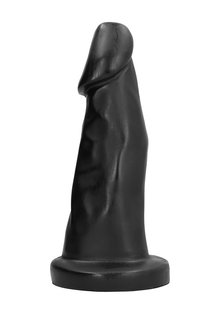All Black 5516 ilgas dildo iš PVC, juodas, 39 cm