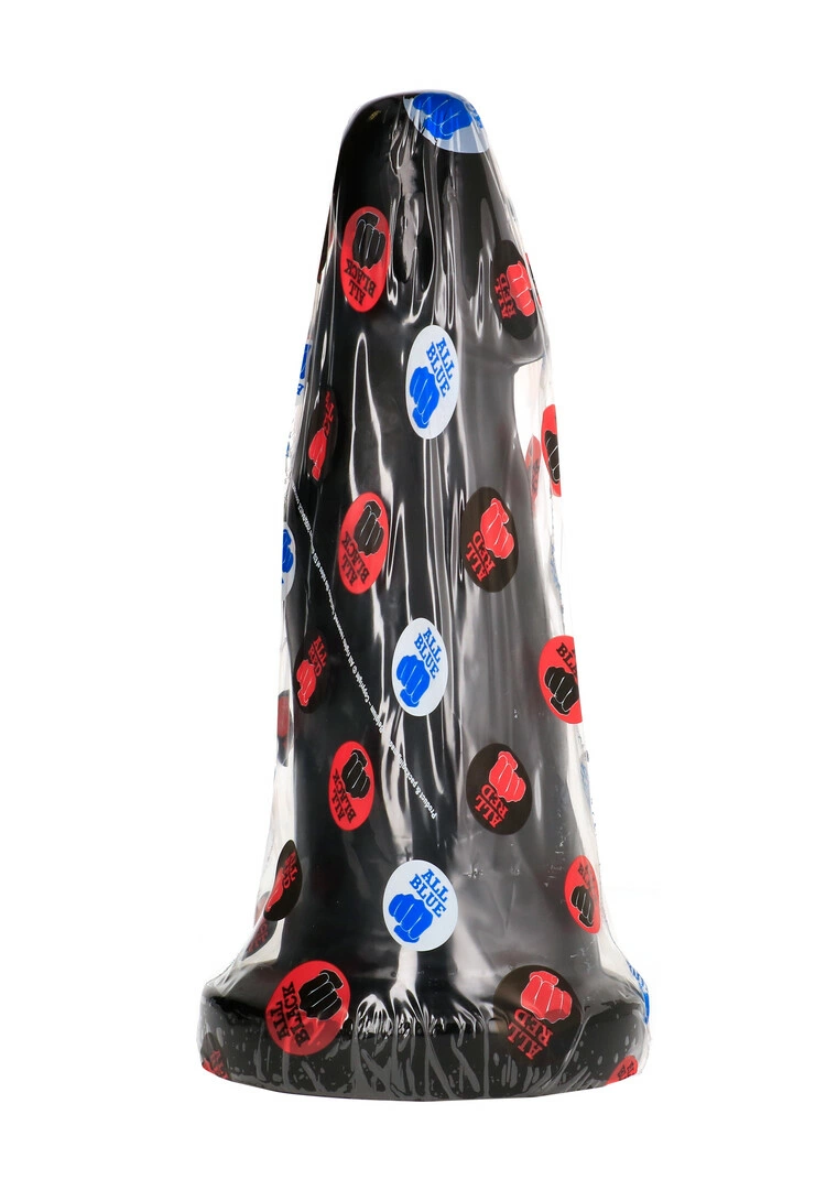 All Black 5516 ilgas dildo iš PVC, juodas, 39 cm