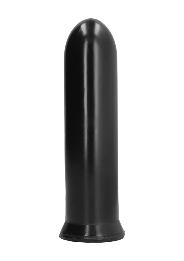 All Black AB48 dildo iš PVC, 19 cm, juodas