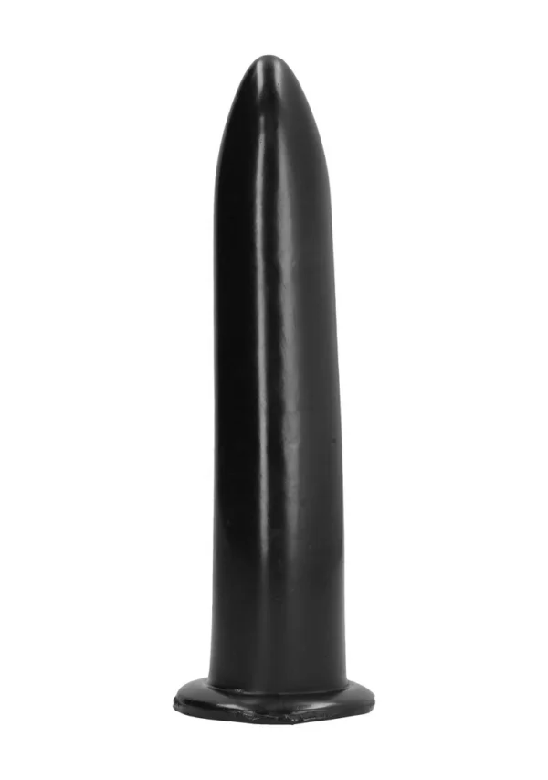 All Black AB46 lankstus analinis dildo, juodas, 20 cm