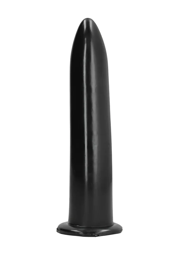 All Black AB46 lankstus analinis dildo, juodas, 20 cm