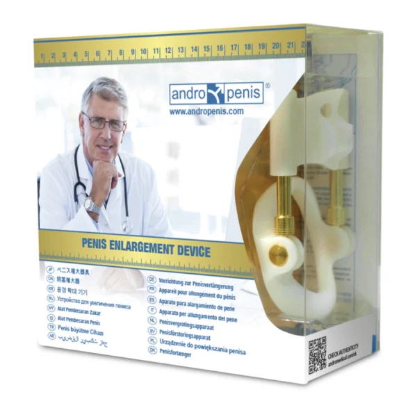 Andromedical Andropenis Gold penio tempimo prietaisas, paauksuotas 24K