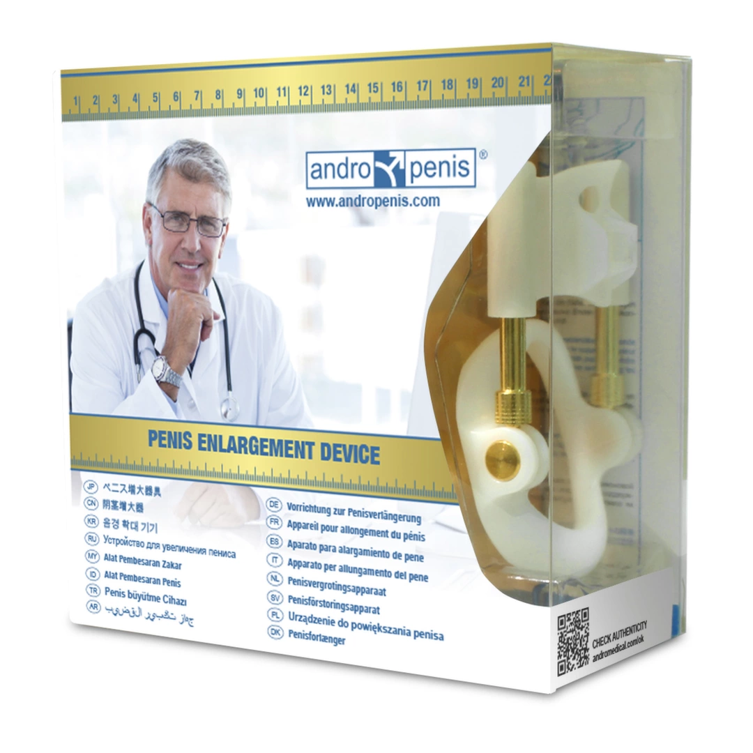 Andromedical Andropenis Gold penio tempimo prietaisas, paauksuotas 24K
