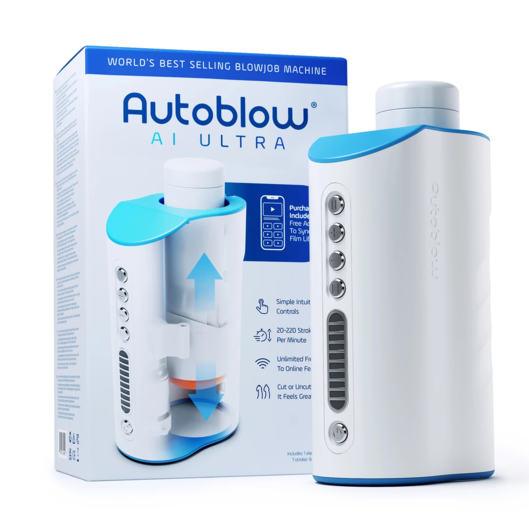 Autoblow AI Ultra automatinis masturbatorius su vaizdo įrašų sinchronizacija