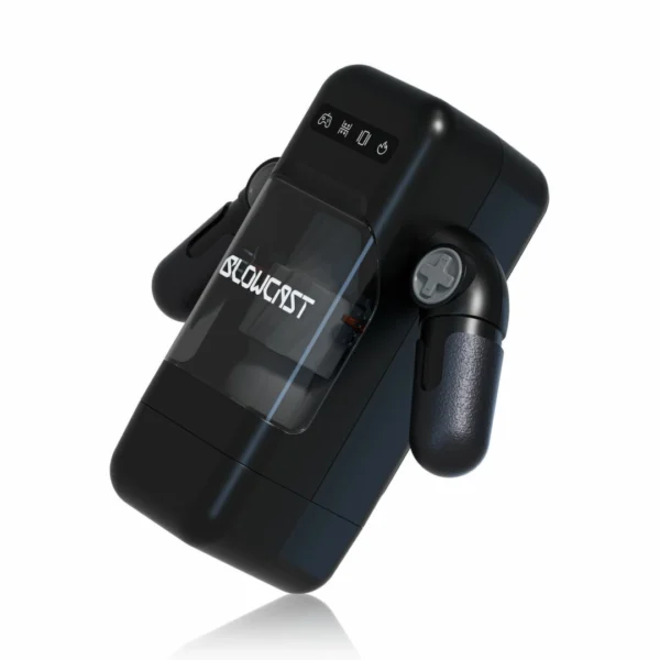 Blowcast Blowbot automatinis masturbatorius su šildymu ir telefono laikikliu