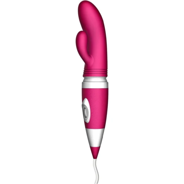 Bodywand Wand Plus Power Plug-In Rabbit wand masažuoklis su laidu, rožinis