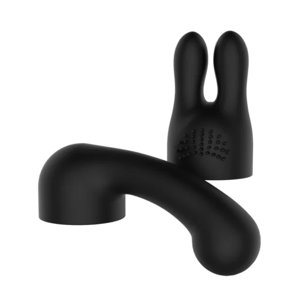 Bodywand Curve silikoninis antgalis wand masažuokliui, juodas