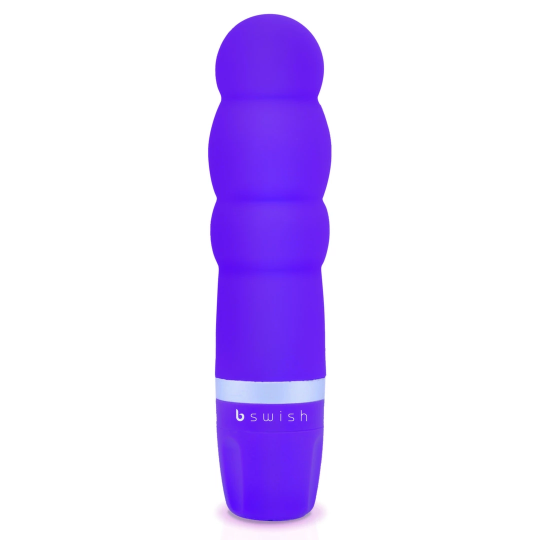 B Swish Bcute Classic Pearl Purple vibratorius, atsparus vandeniui, 10 cm