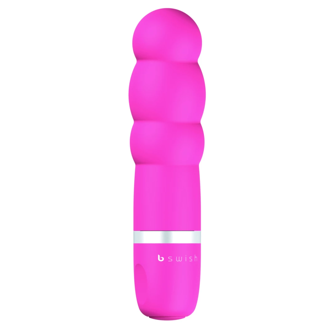 B Swish bcute Classic Pearl Guava kompaktiškas silikoninis vibratorius, 5 režimai